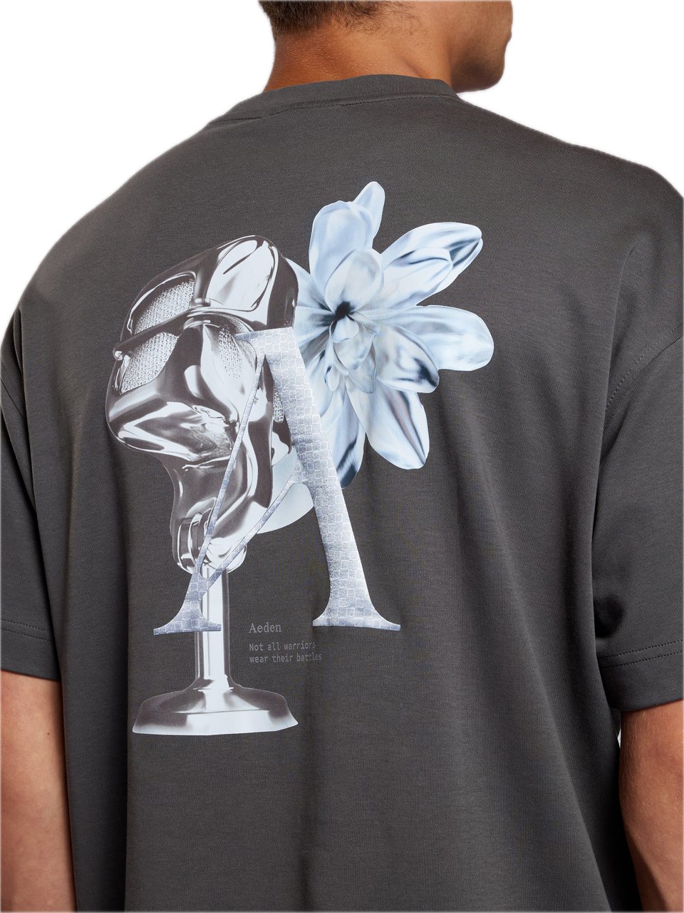 Aeden Noe Tee Dark Shadow Grijs