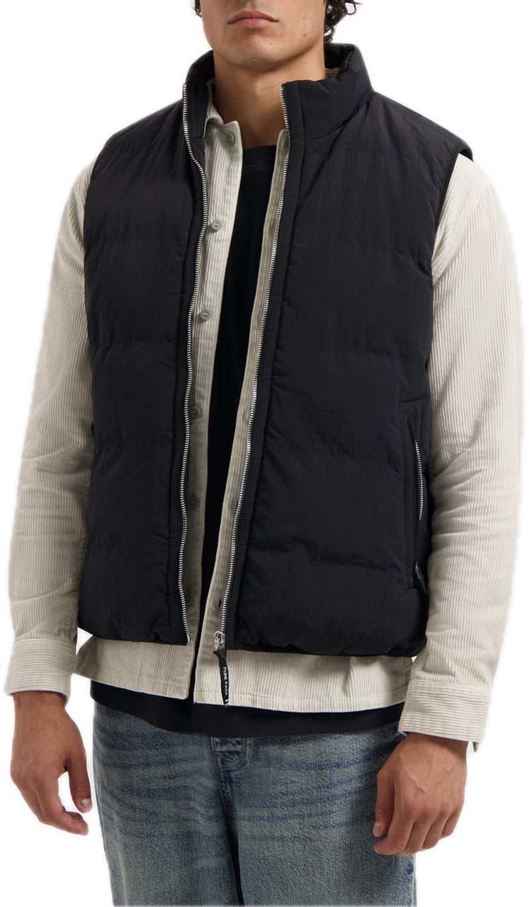 Pure Path Padded Bodywarmer Black Zwart