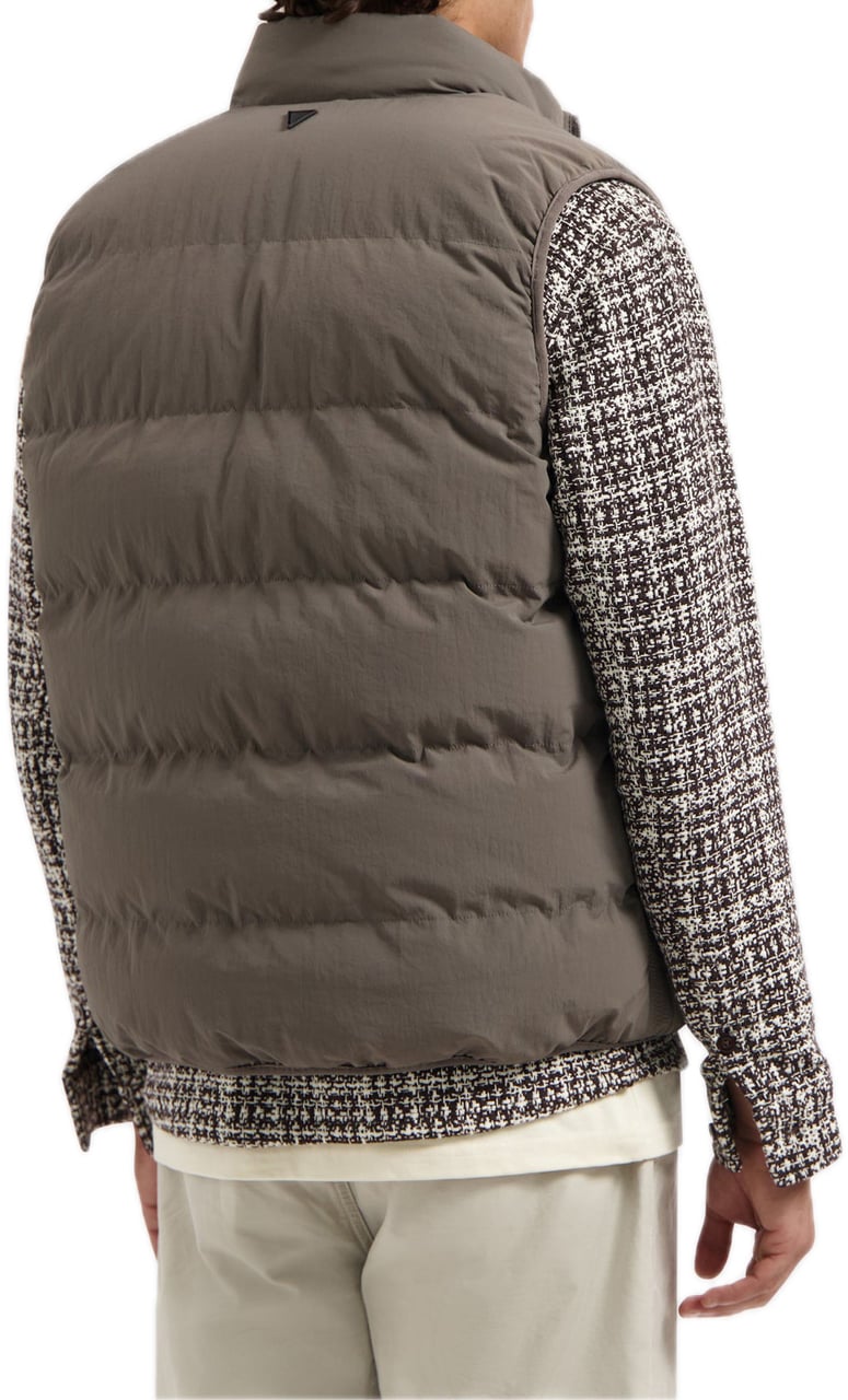 Pure Path Padded Bodywarmer Taupe Bruin