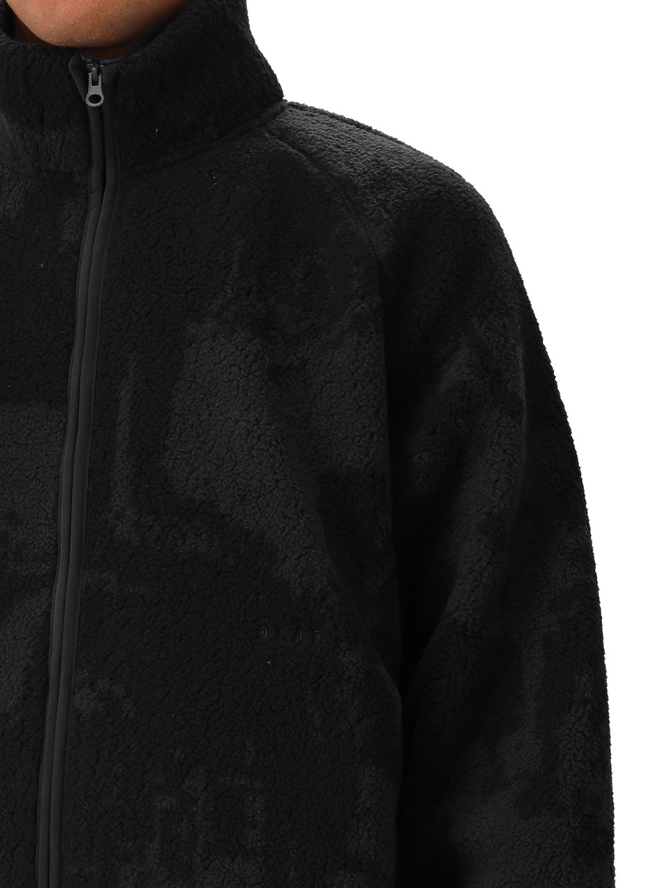ØLÅF Ølaf Jas Zwart Fleece Jacket Zwart