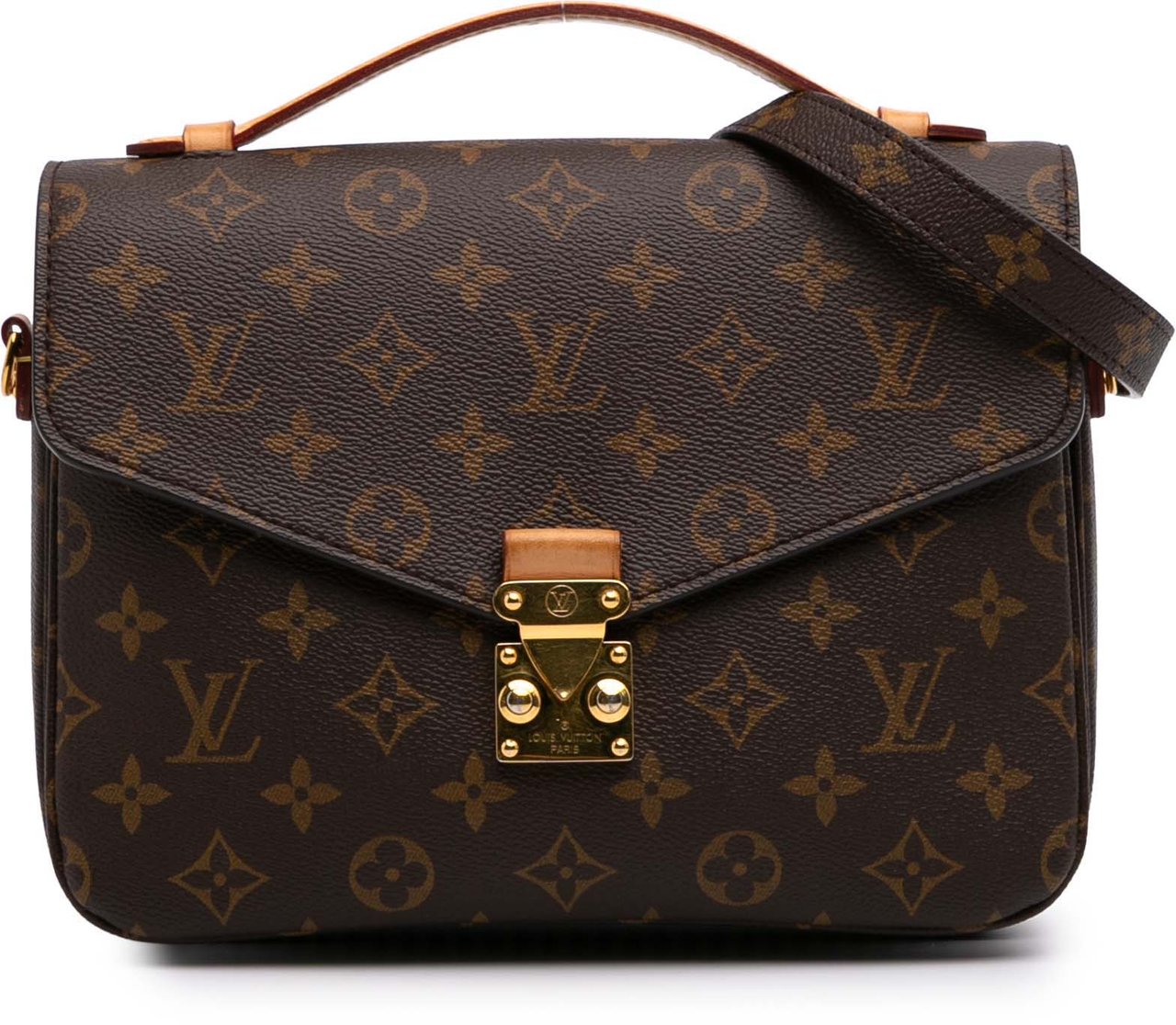 Louis Vuitton Monogram Pochette Metis Bruin
