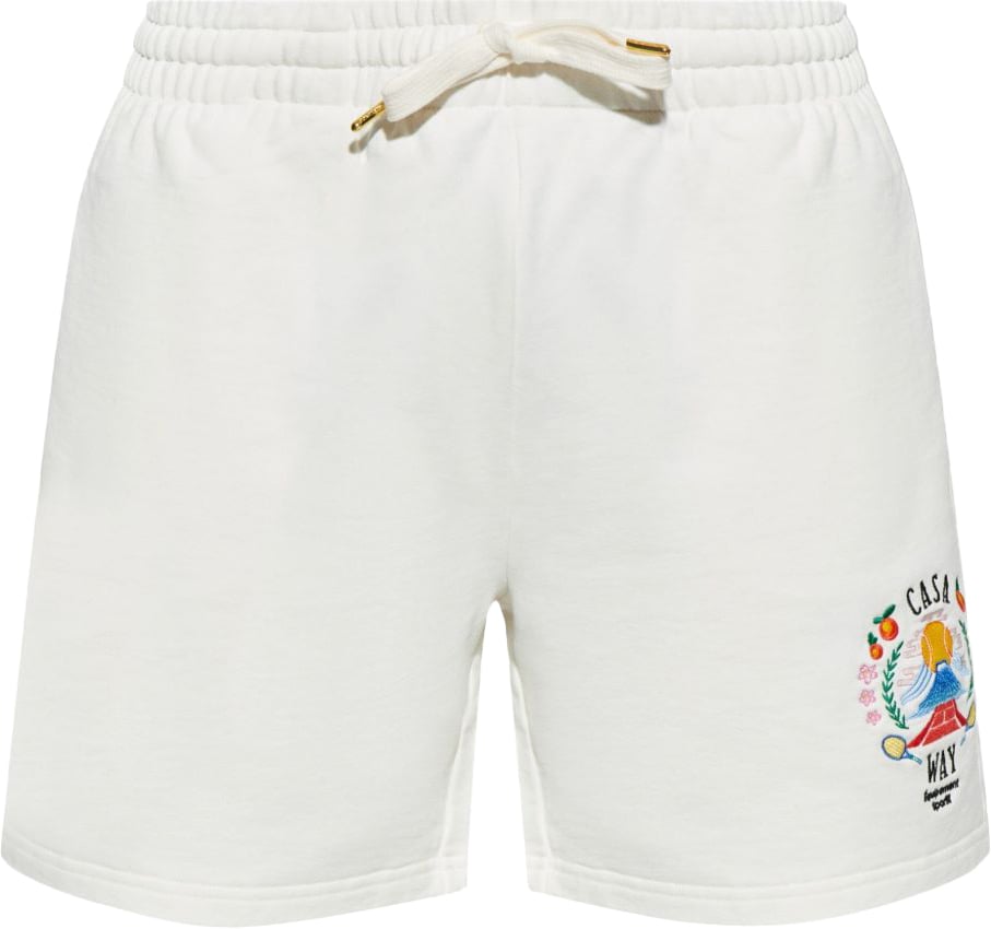 Casablanca Casablanca Pantaloncini Bianco Wit