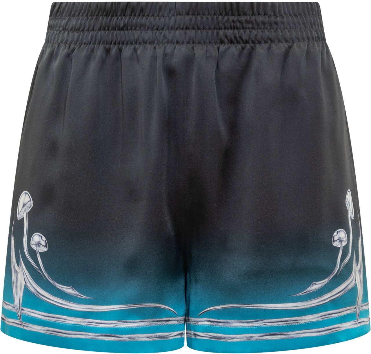 Casablanca Casablanca Shorts in Seta con Stampa Divers