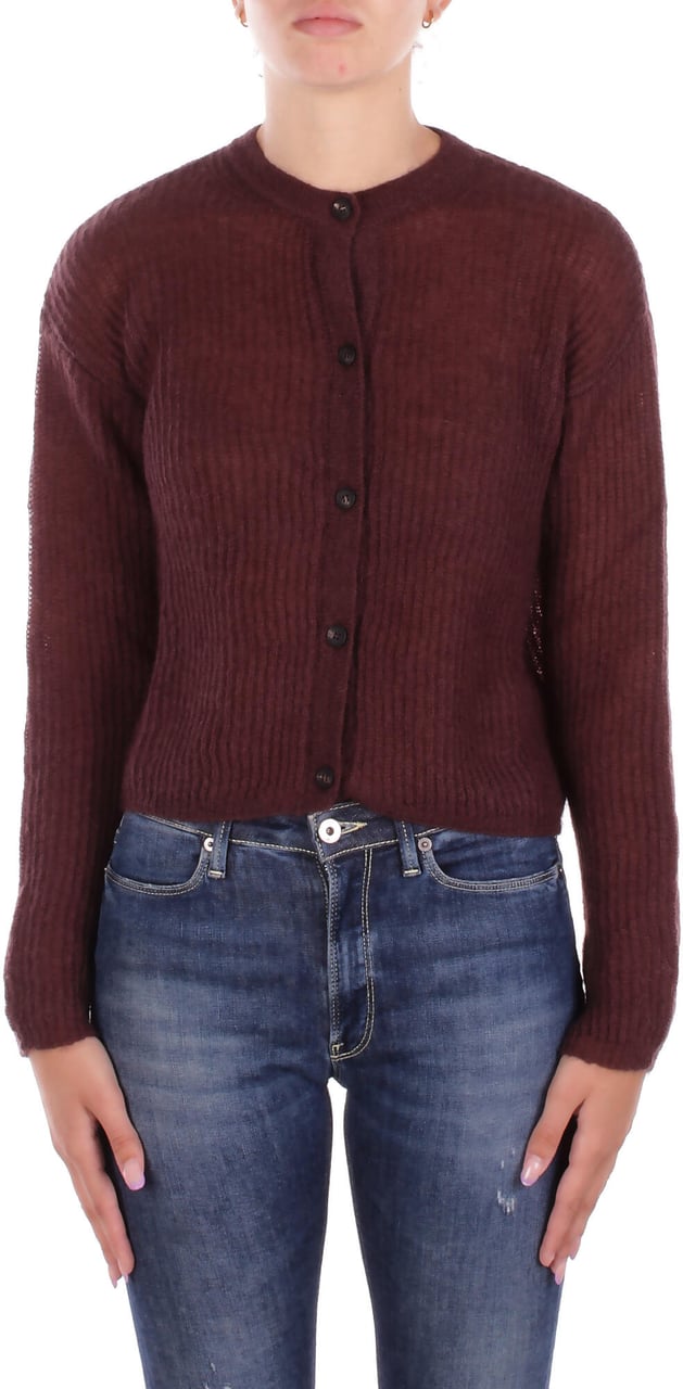 Max Mara Sweaters Borgogna Maroon