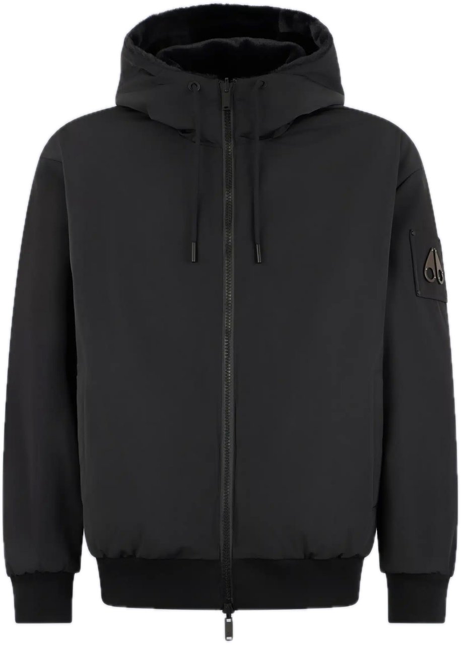 Moose Knuckles Roland Reversible Bunny Black Zwart