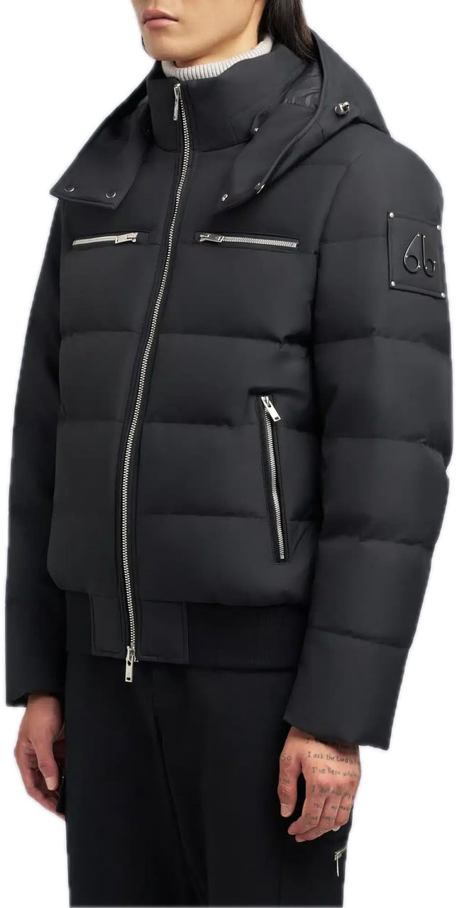 Moose Knuckles Cloud Bomber Black Zwart