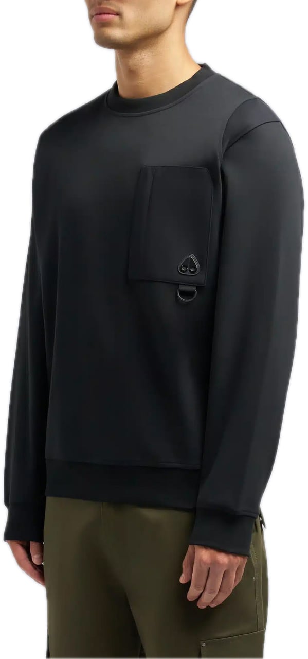 Moose Knuckles Dalon Crew Black Zwart
