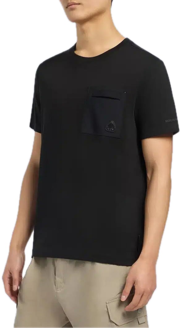 Moose Knuckles Dalon Tee Black Zwart