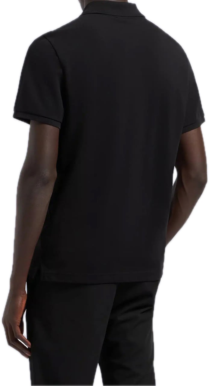 Moose Knuckles Everett Gold Polo Black Zwart