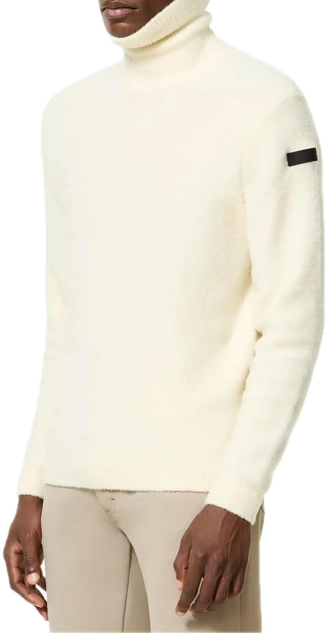 RRD Boucle Turtleneck Knit Cream Beige