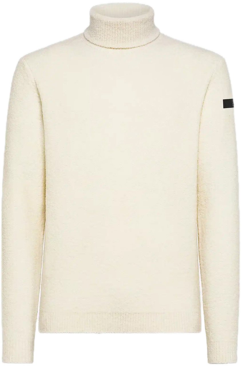 RRD Boucle Turtleneck Knit Cream Beige