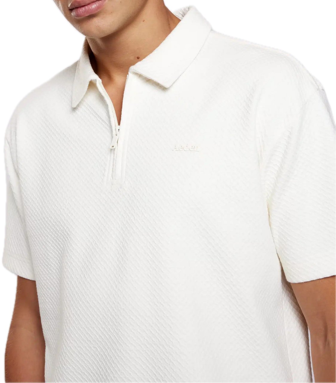 Aeden Cody Polo Off-white Wit
