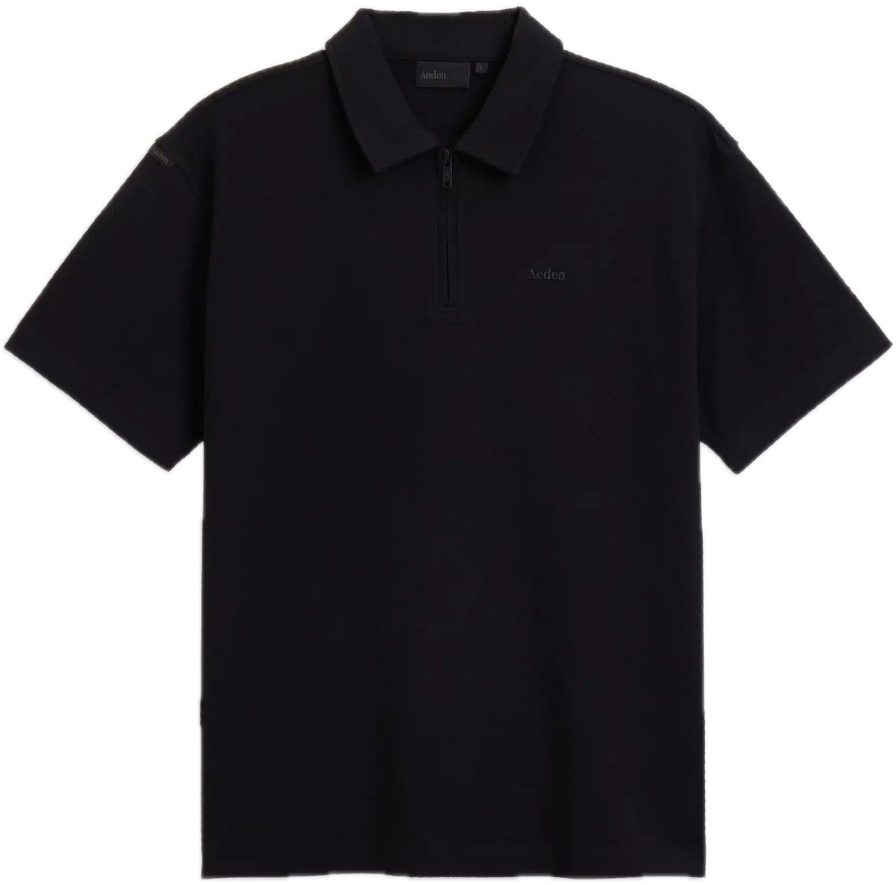 Aeden Cody Polo Deep Black Zwart