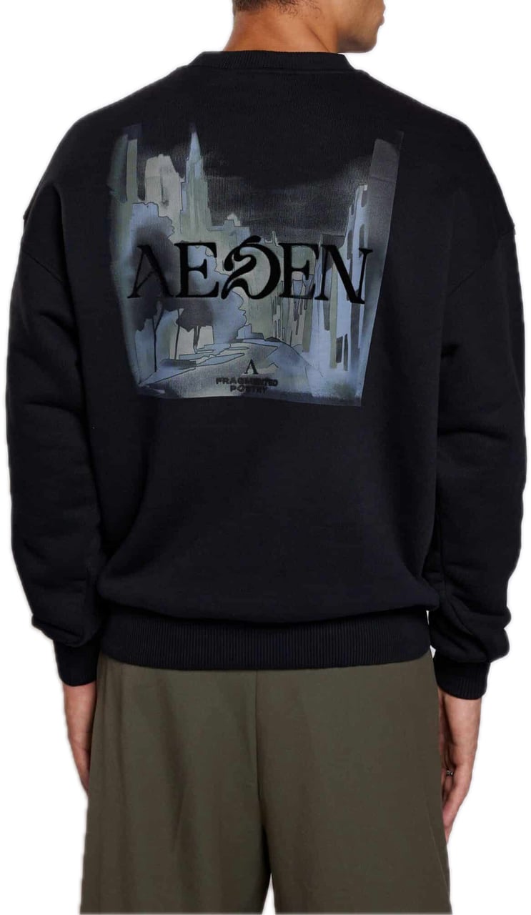 Aeden Alaric Sweatshirt Black Zwart