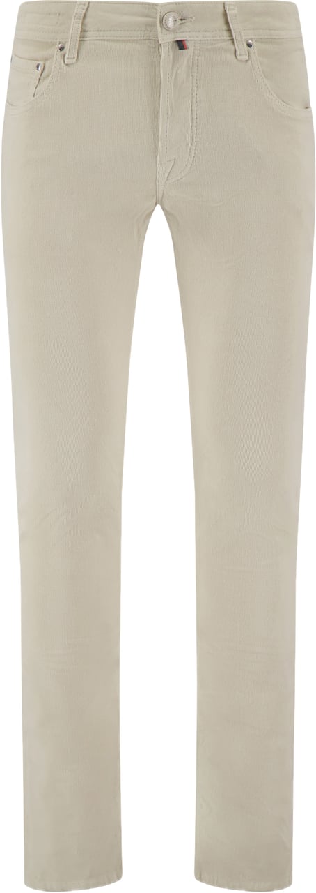 Jacob Cohen Corduroy off white Nick Slim Wit
