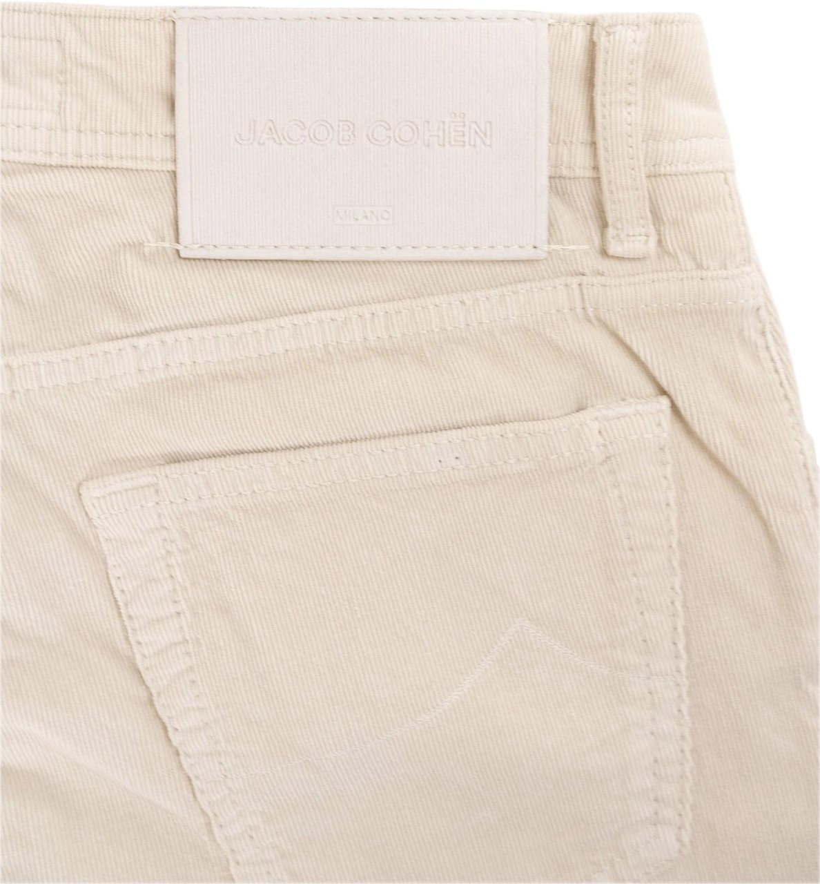Jacob Cohen Corduroy off white Nick Slim Wit