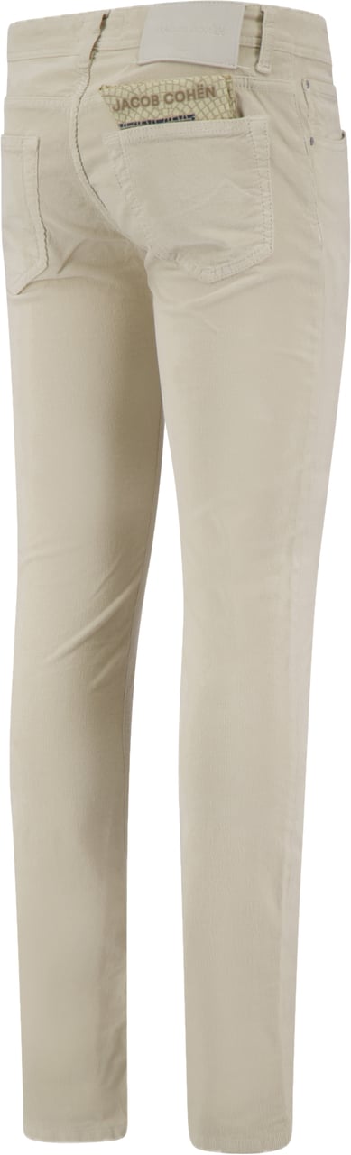 Jacob Cohen Corduroy off white Nick Slim Wit