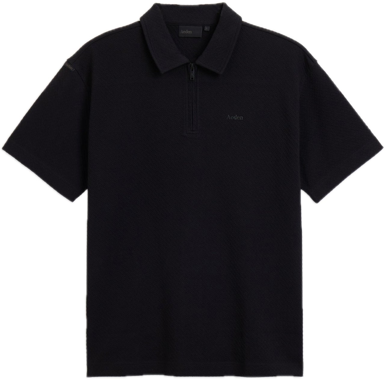 Aeden Cody Polo Deep Black Zwart
