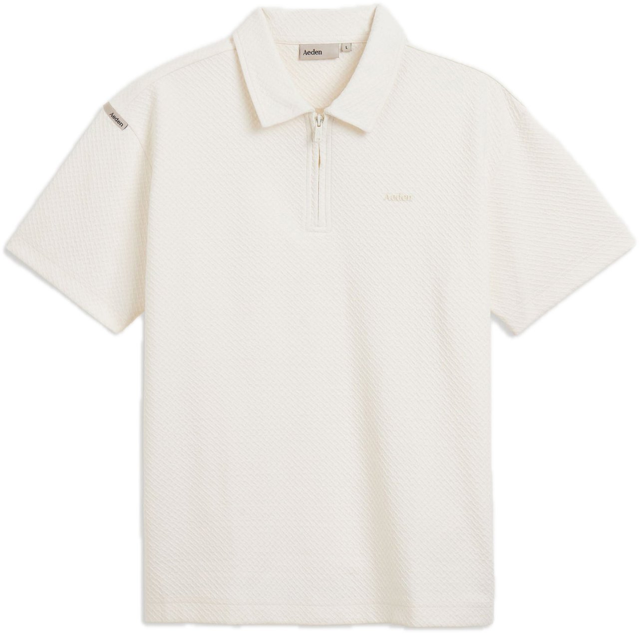 Aeden Cody Polo Off-White Wit