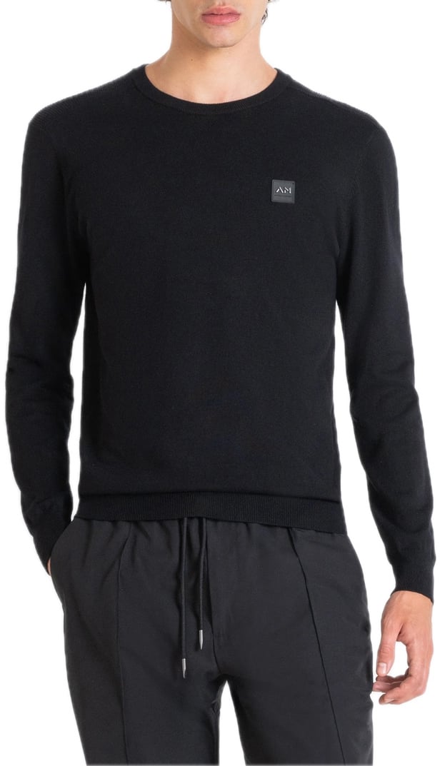 Antony Morato Black Pullover Zwart