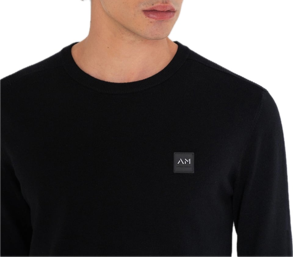 Antony Morato Black Pullover Zwart