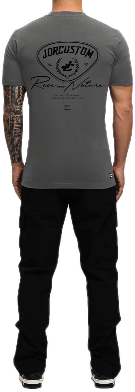 JORCUSTOM RaceAgainst Sf T-Shirt Antracite Grijs
