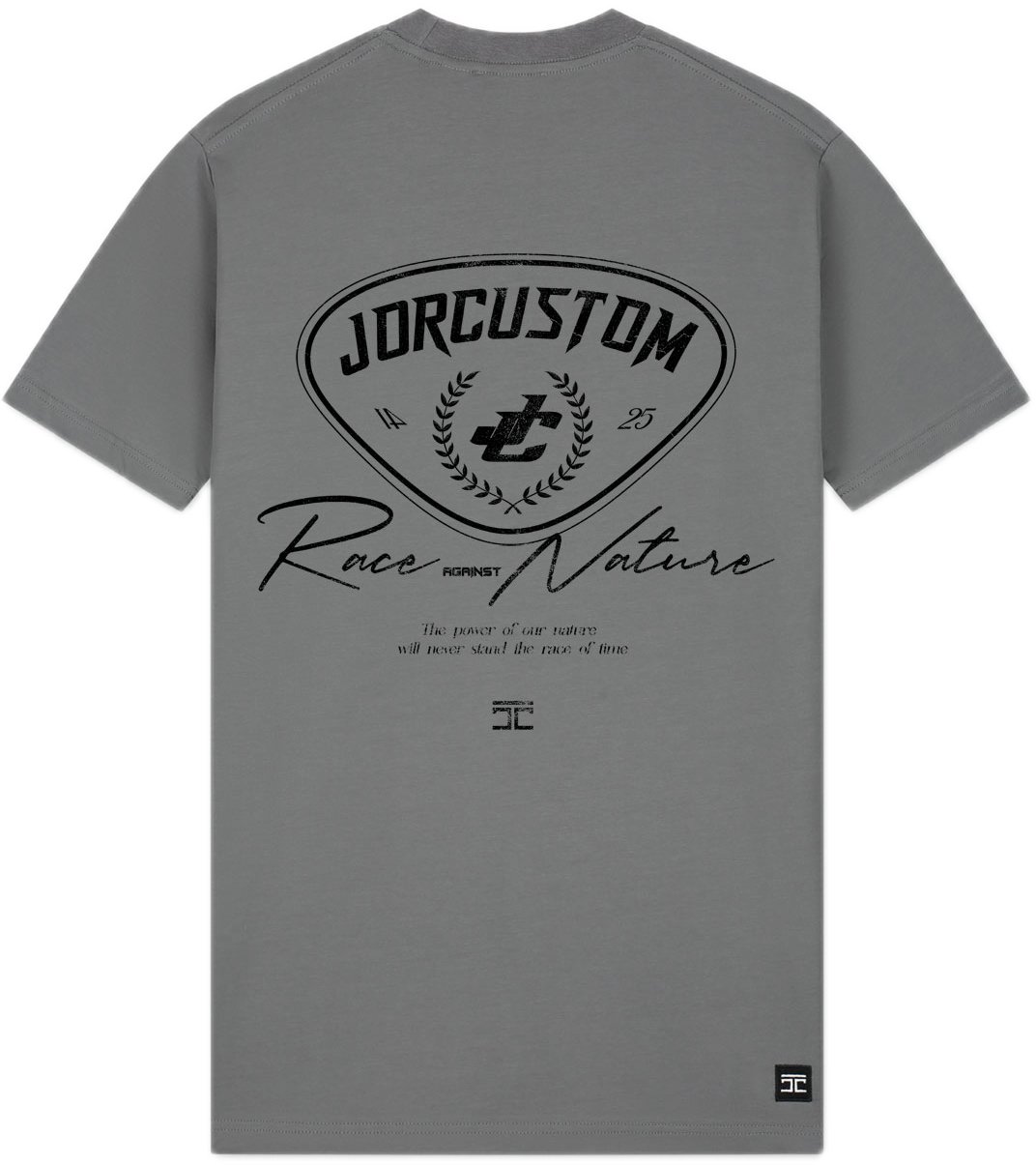 JORCUSTOM RaceAgainst Sf T-Shirt Antracite Grijs