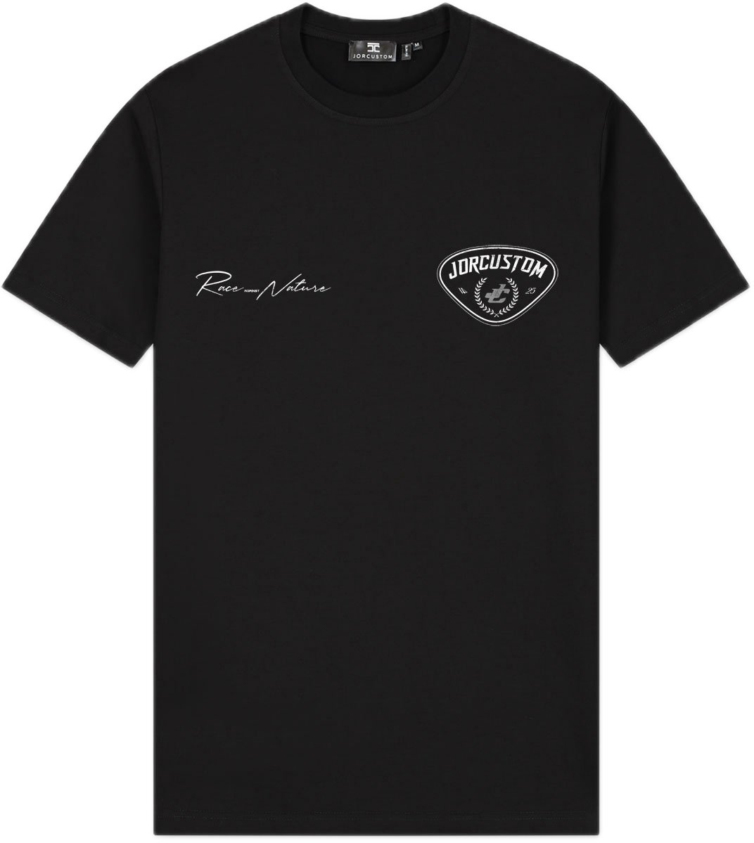 JORCUSTOM RaceAgainstNature Sf T-Shirt Black Zwart