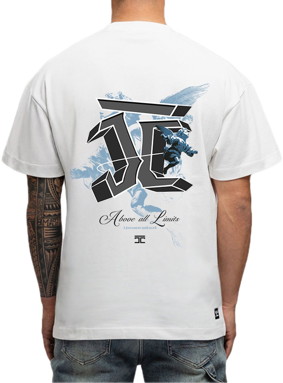JORCUSTOM AboveAllLimits Lf T-Shirt White Wit