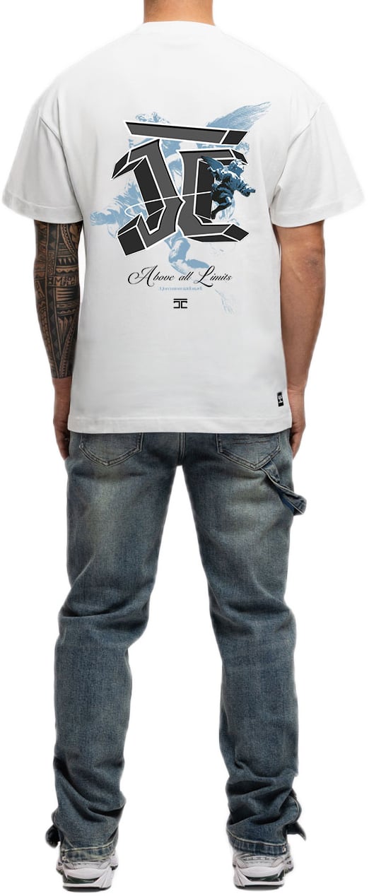 JORCUSTOM AboveAllLimits Lf T-Shirt White Wit