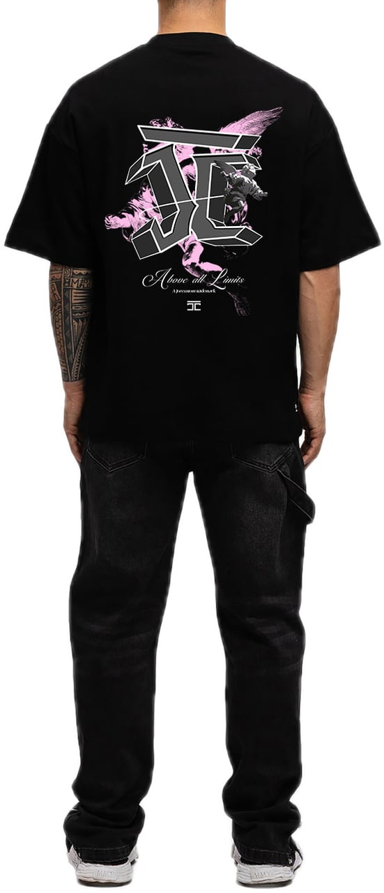 JORCUSTOM AboveAllLimits Os T-Shirt Black Zwart