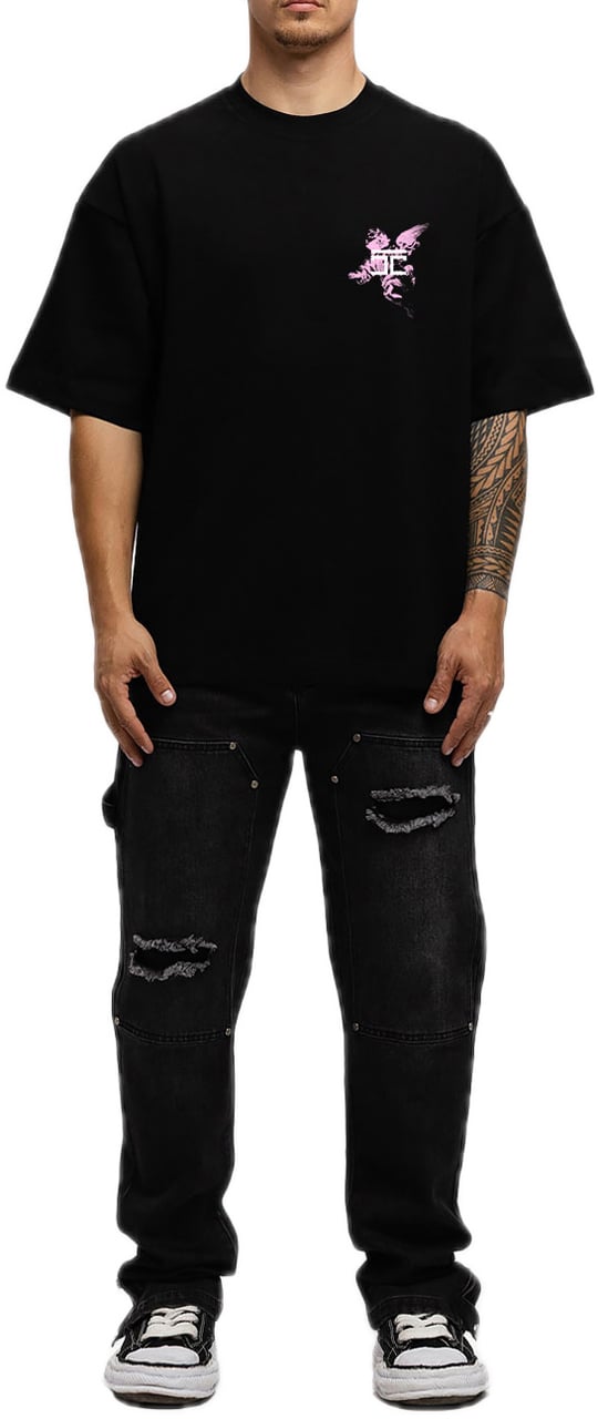 JORCUSTOM AboveAllLimits Os T-Shirt Black Zwart