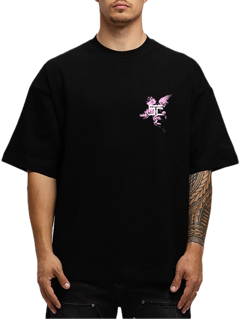JORCUSTOM AboveAllLimits Os T-Shirt Black Zwart