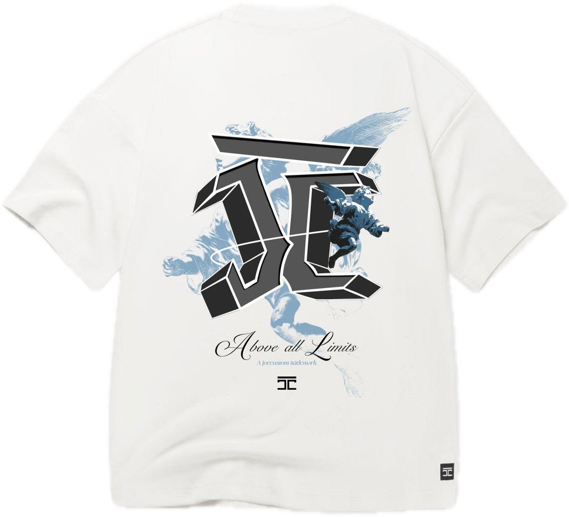JORCUSTOM AboveAllLimits Os T-Shirt White Wit