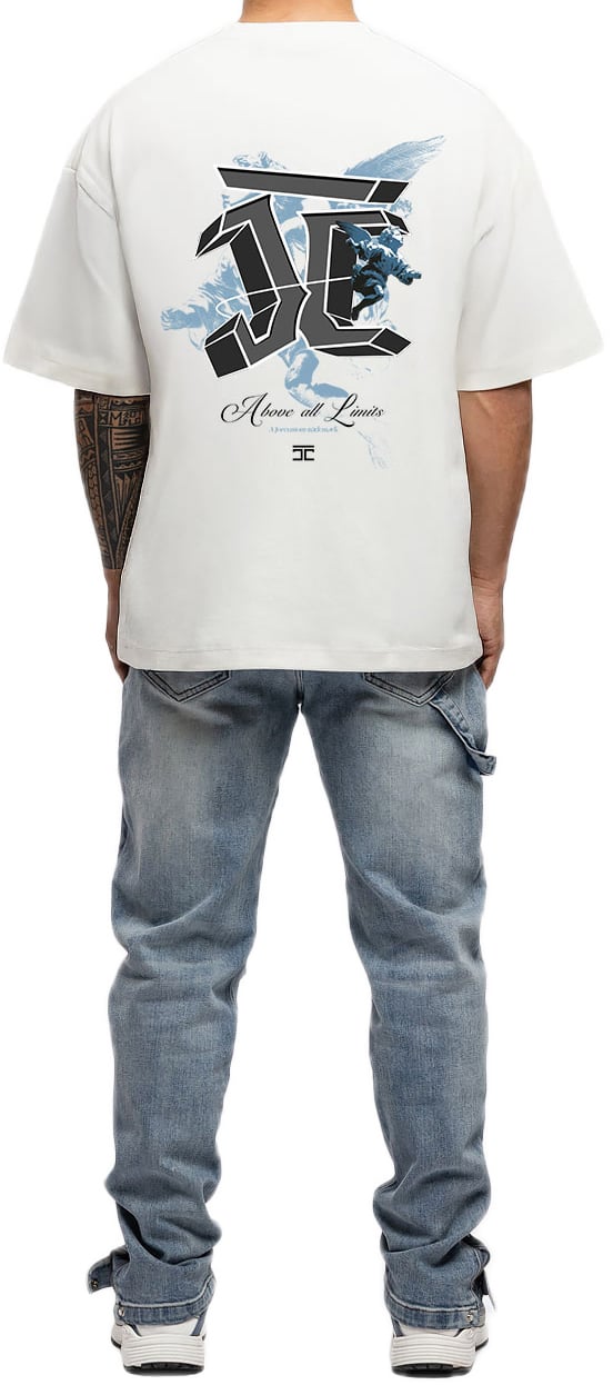 JORCUSTOM AboveAllLimits Os T-Shirt White Wit