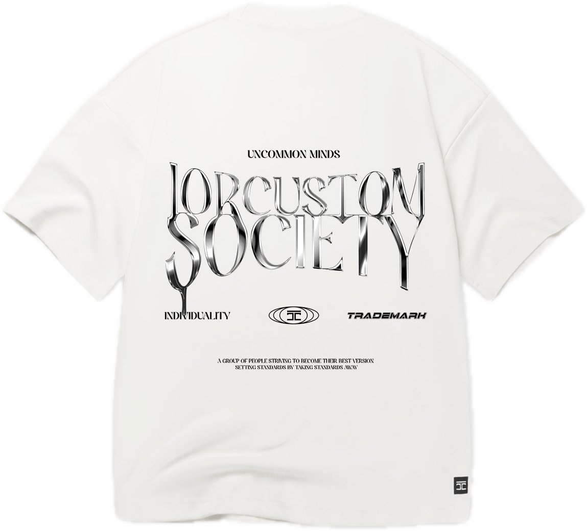 JORCUSTOM UncommonMinds Os T-Shirt White Wit