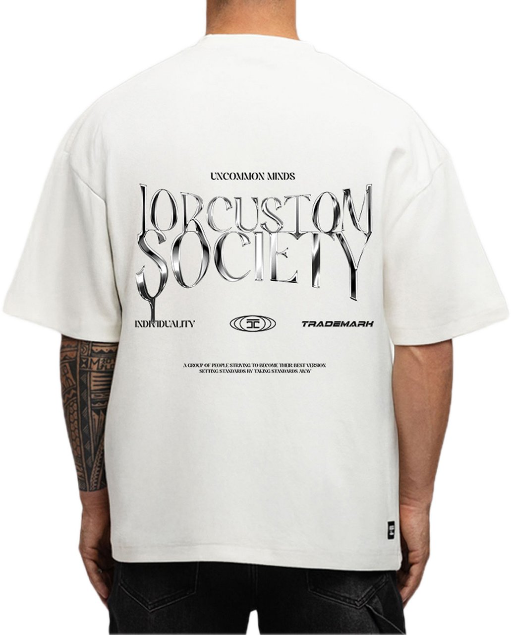 JORCUSTOM UncommonMinds Os T-Shirt White Wit