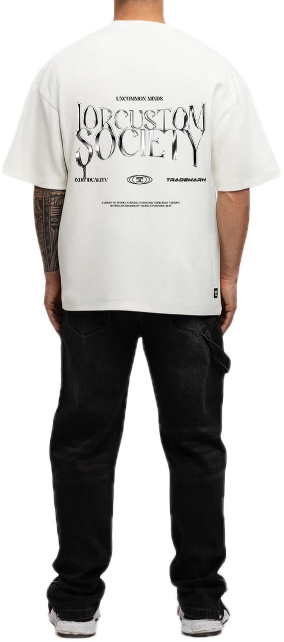 JORCUSTOM UncommonMinds Os T-Shirt White Wit