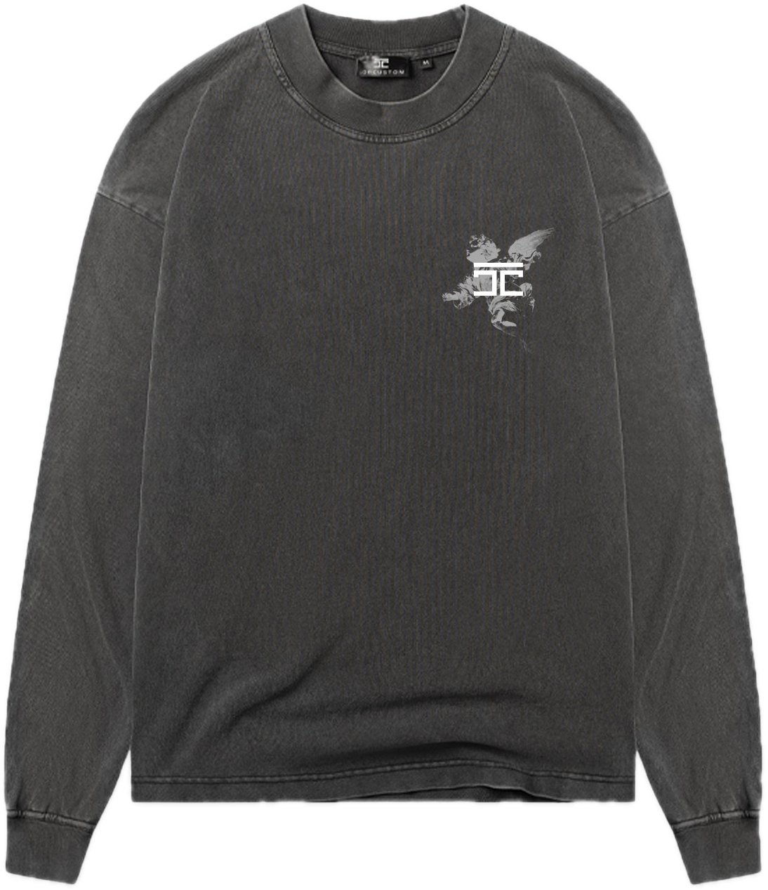 JORCUSTOM AboveAllLimits Ls T-Shirt AcidGrey Grijs