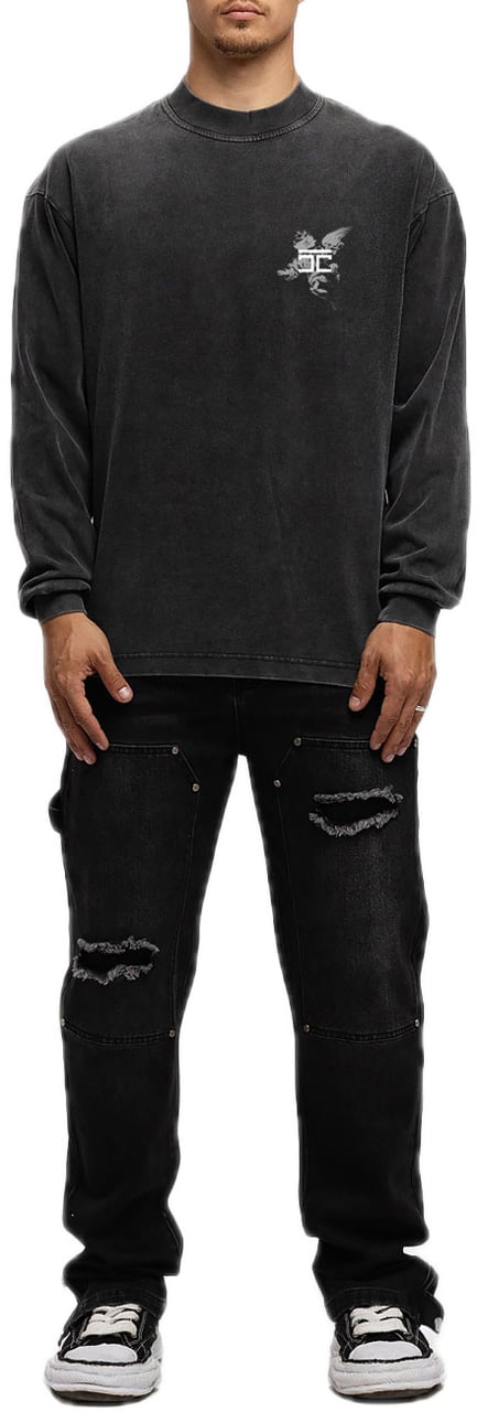 JORCUSTOM AboveAllLimits Ls T-Shirt AcidGrey Grijs