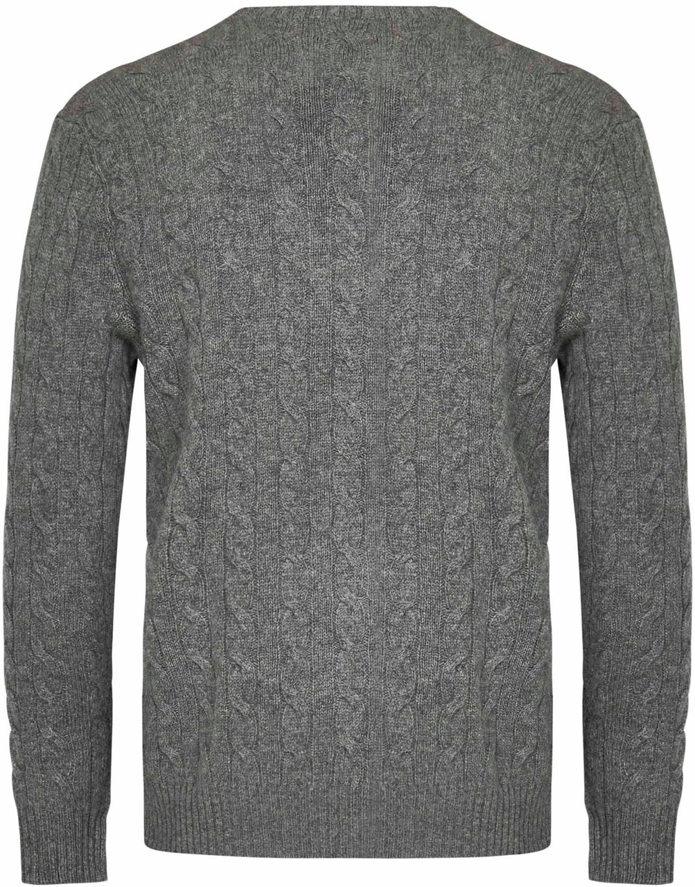 Ralph Lauren Cable knit sweater Grijs