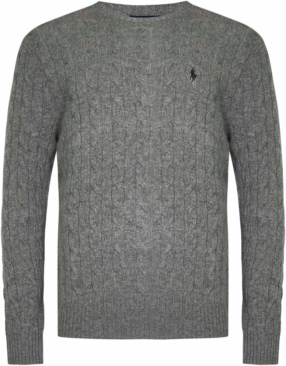 Ralph Lauren Cable knit sweater Grijs