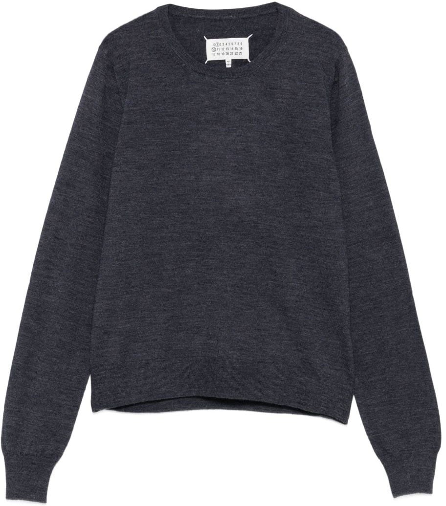Maison Margiela Sweaters Blue Blauw