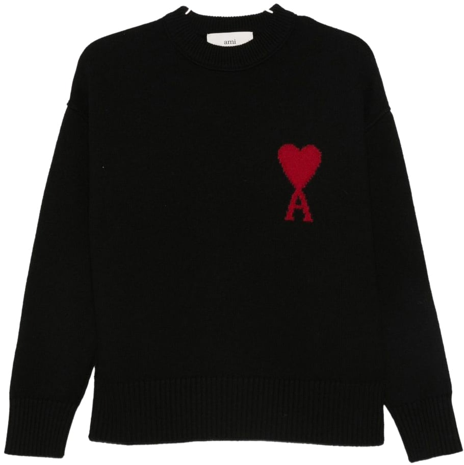 AMI Paris Sweaters Black Zwart