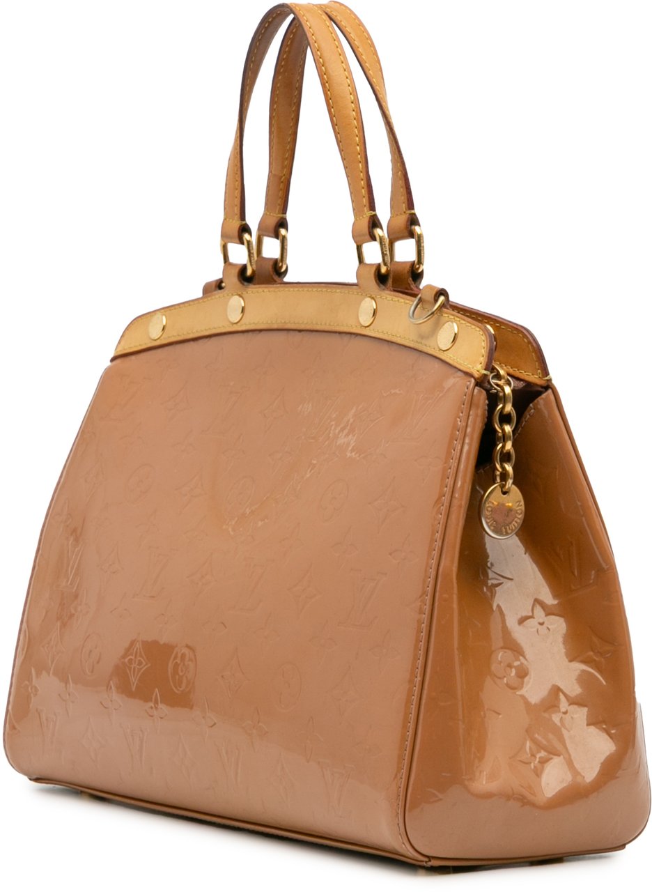 Louis Vuitton Monogram Vernis Brea MM Bruin