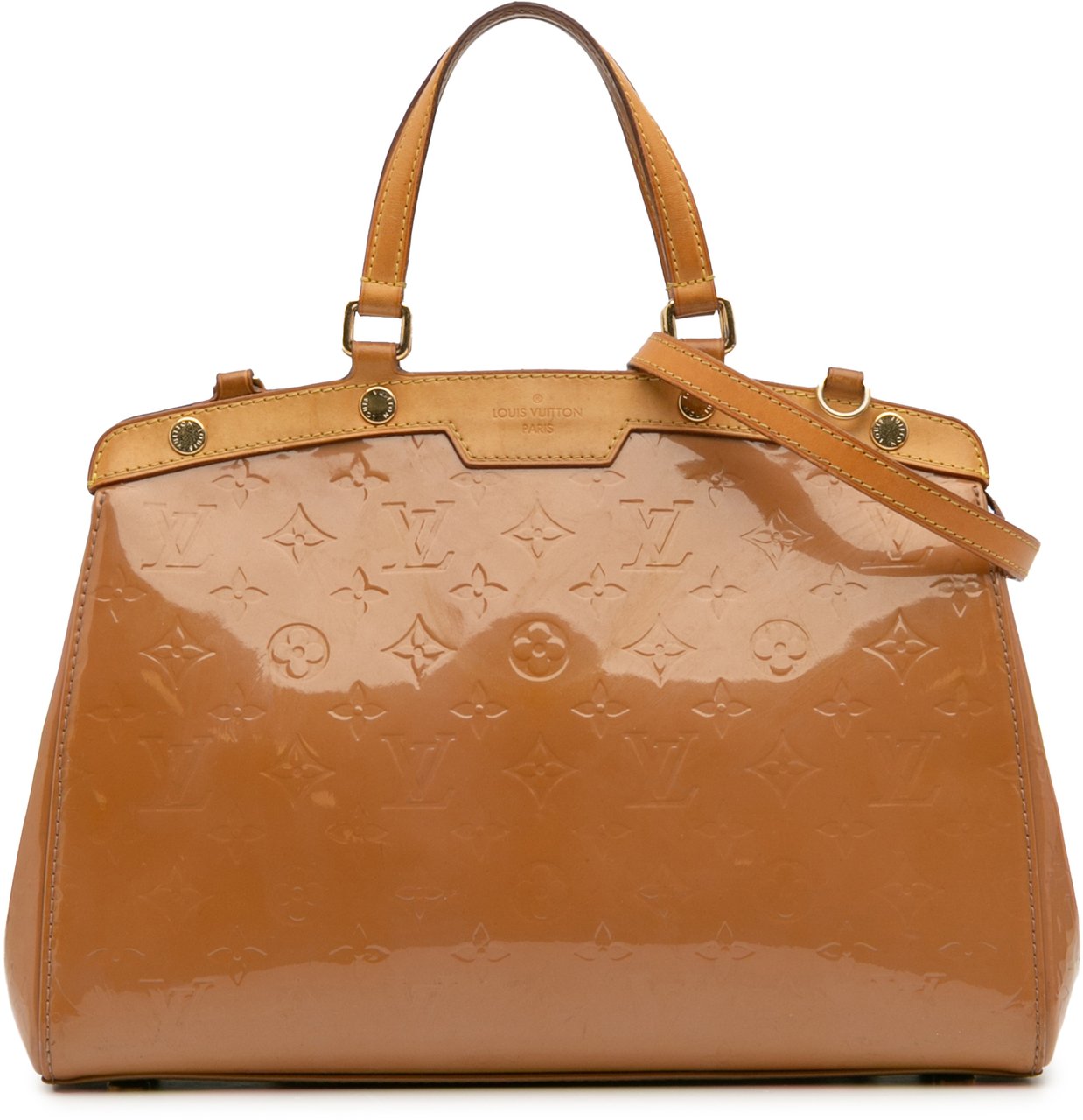 Louis Vuitton Monogram Vernis Brea MM Bruin