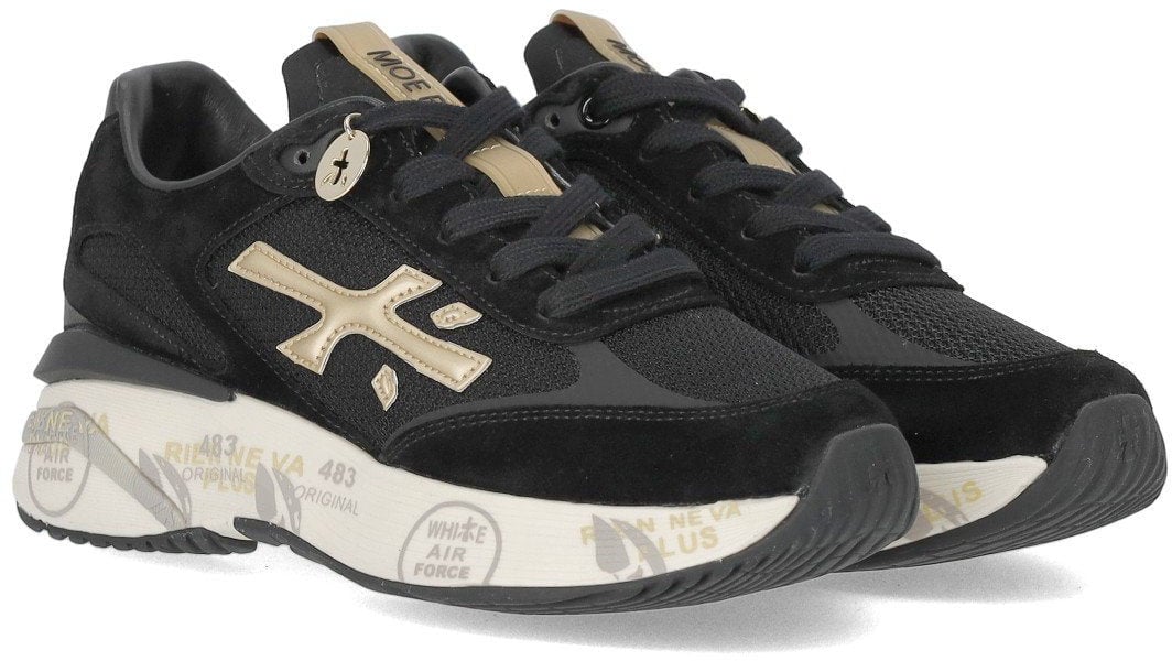 Premiata Dames Moerund Sneaker Zwart
