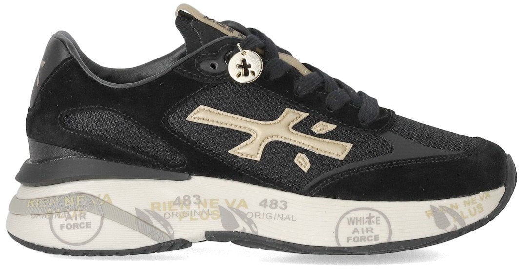 Premiata Dames Moerund Sneaker Zwart