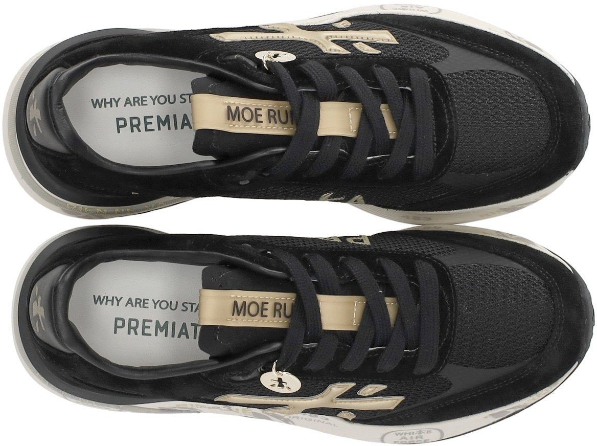 Premiata Dames Moerund Sneaker Zwart