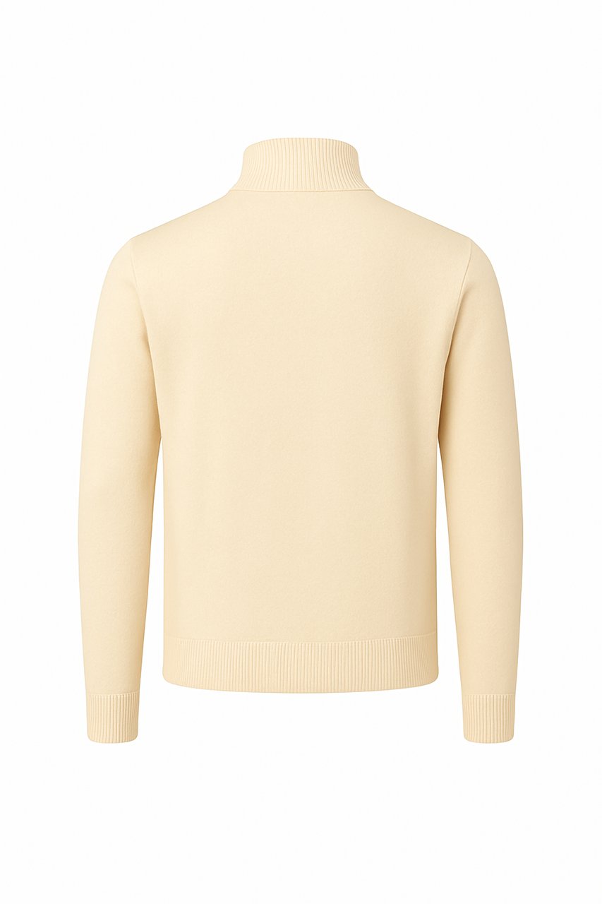 Richesse KNITTED ZIPPER VEST SOFT SAND Divers